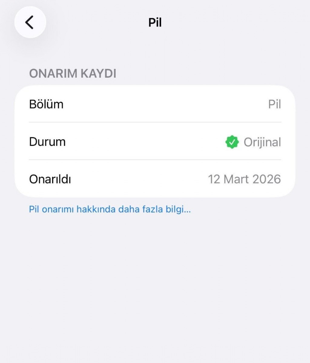 iPhone 13 Mini Batarya Pil Orijinal Yazar Sorunsuz Pil Sağlığı %100 Tak Çalıştır Ürün
