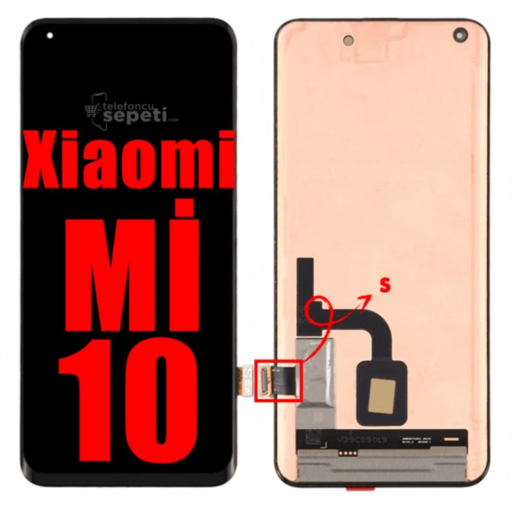 Xiaomi Mi 10 Ekran Dokunmatik Siyah Orijinal "S Versiyon"