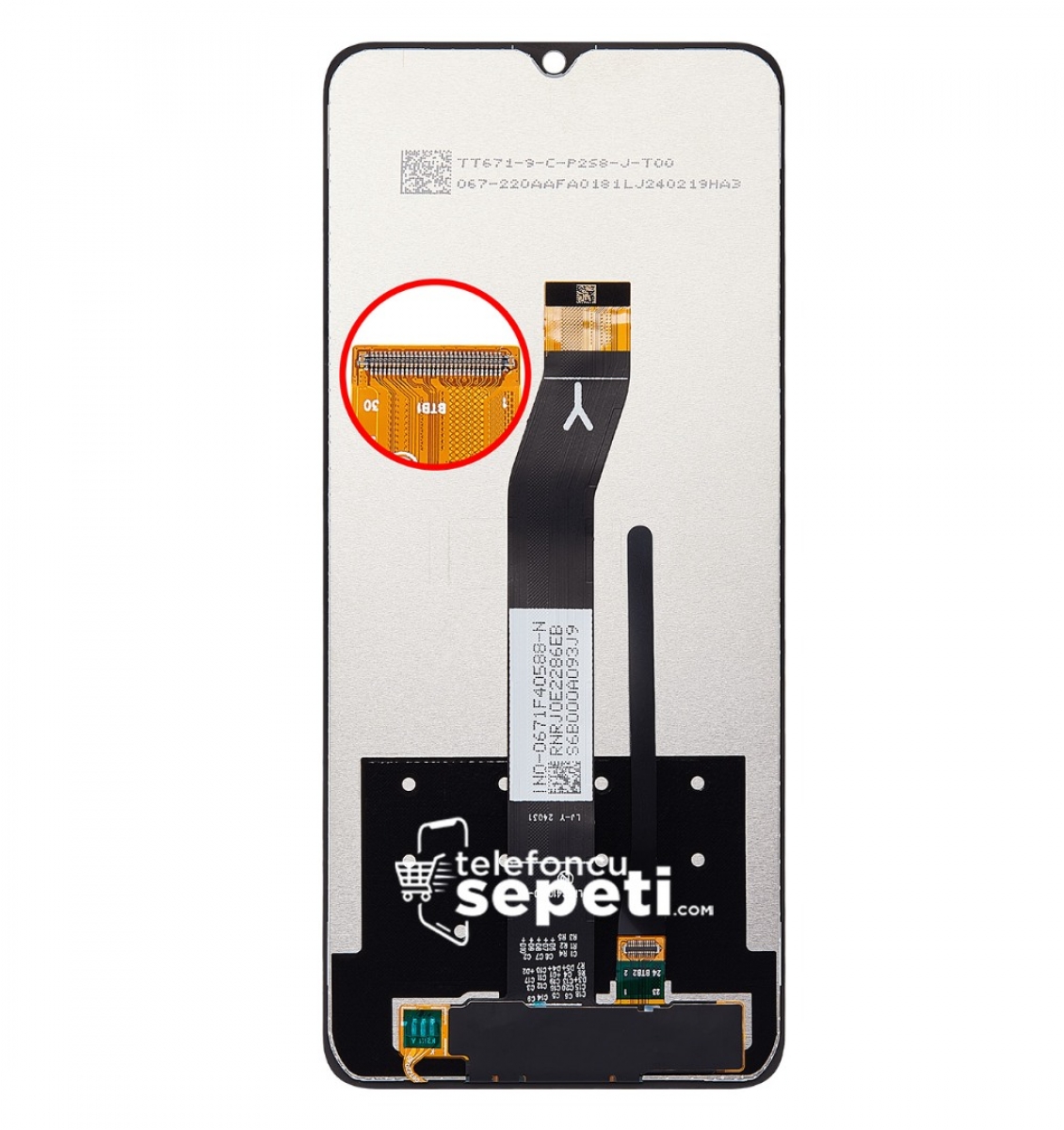 Xiaomi Redmi A3 Ekran Dokunmatik Siyah Çıtasız A Plus Kalite