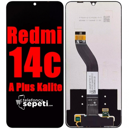 Xiaomi Redmi 14c Ekran Dokunmatik Siyah Çıtasız A Plus Kalite