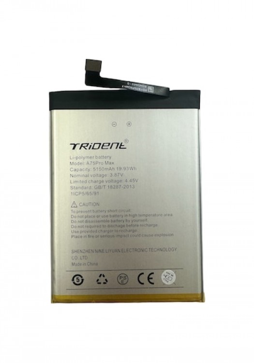 Trident A75 PRO MAX Batarya Pil Orjinal Mah Logosuz Ürün