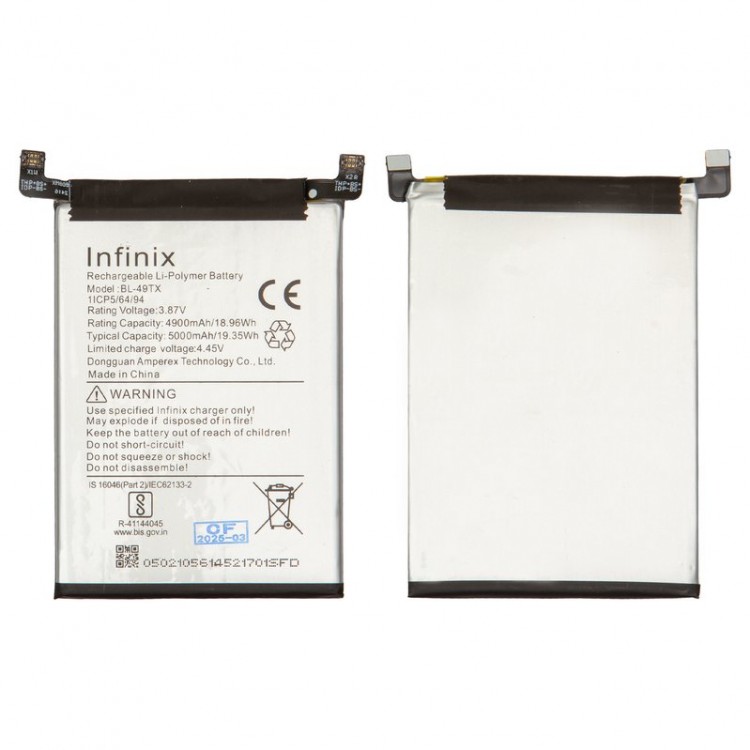 Infinix Note 30İ Batarya Pil Orjinal Mah Logosuz Ürün BL-49TX