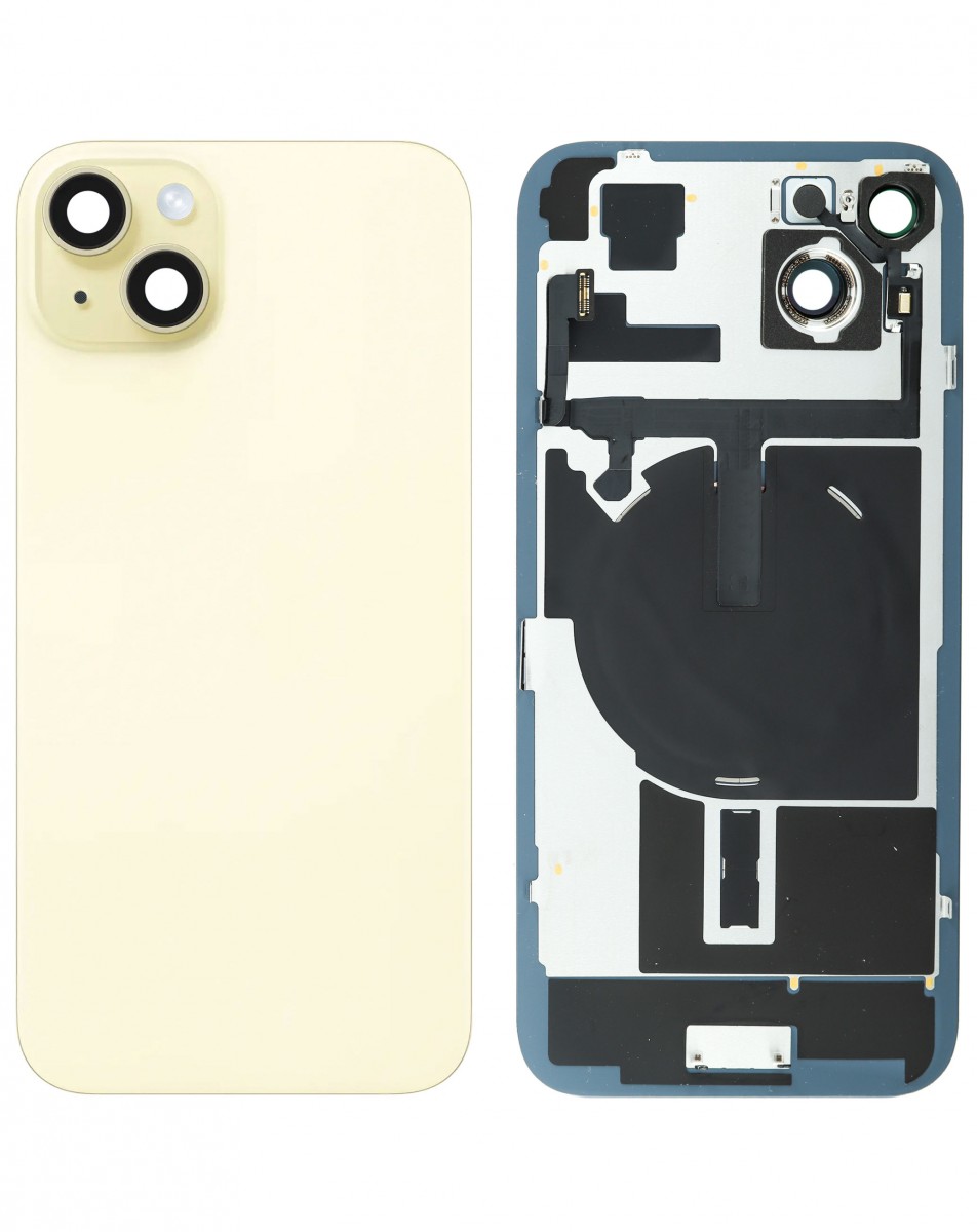 iPhone 15 Plus Arka Kapak Full NFC Filmi Servis Orijinali Sarı iPhone 15 Plus Arka Kapak Full NFC Filmi Servis Orijinali Sarı