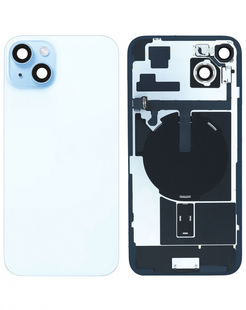 iPhone 15 Plus Arka Kapak Full NFC Filmi Servis Orijinali Mavi iPhone 15 Plus Arka Kapak Full NFC Filmi Servis Orijinali Mavi