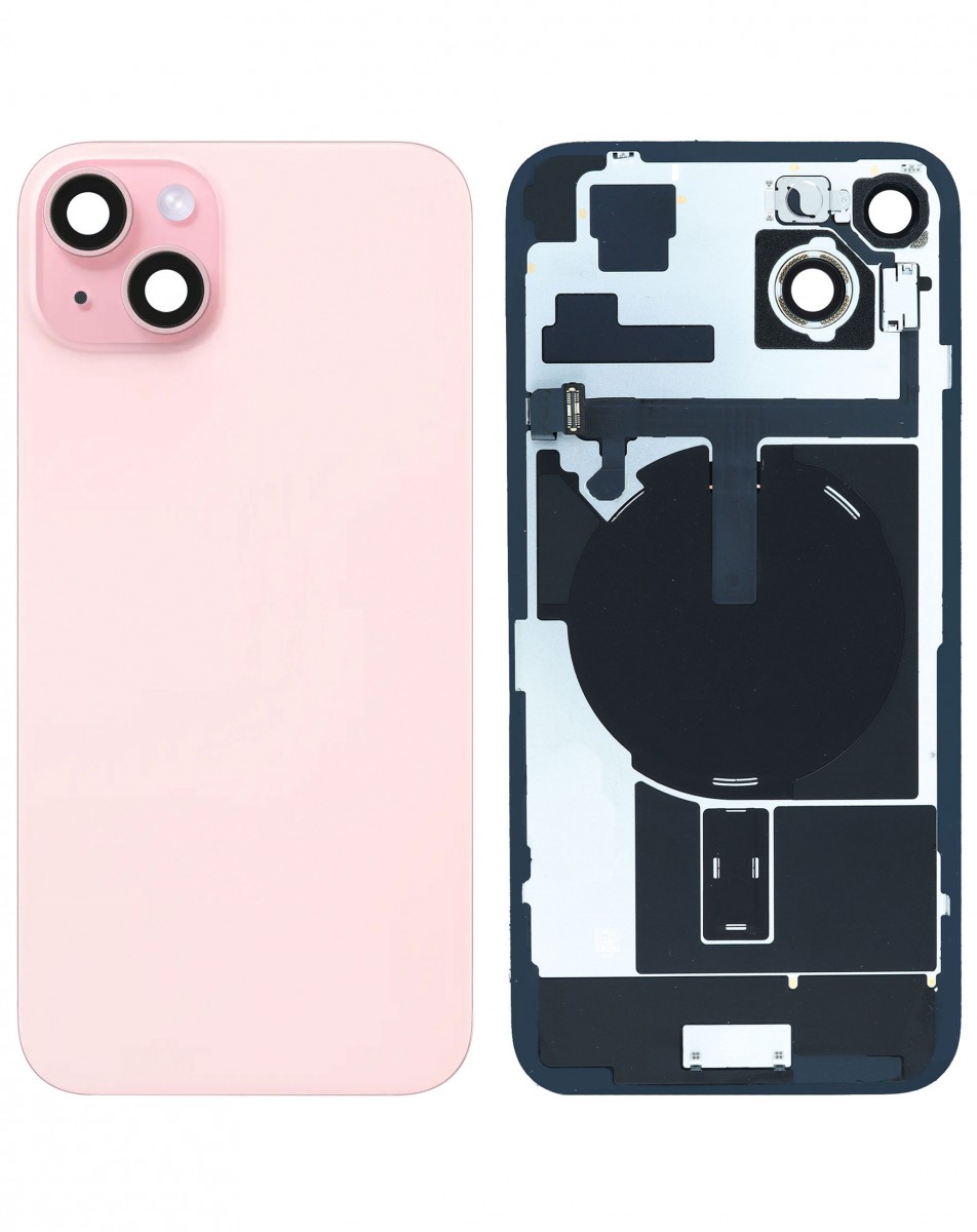 iPhone 15 Plus Arka Kapak Full NFC Filmi Servis Orijinali Pembe iPhone 15 Plus Arka Kapak Full NFC Filmi Servis Orijinali Pembe