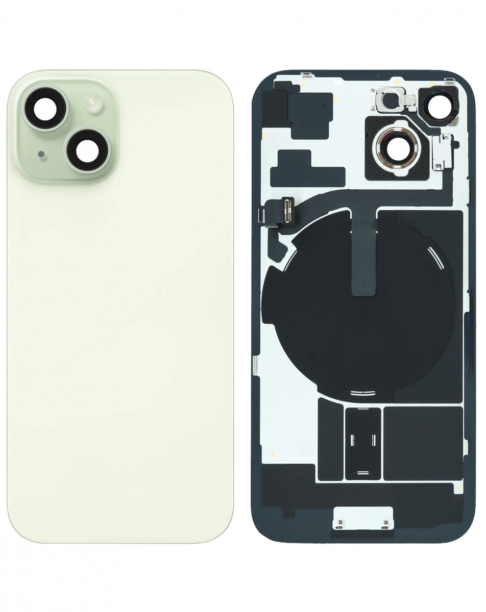 iPhone 15 Arka Kapak Full NFC Filmi Servis Orijinali Yeşil