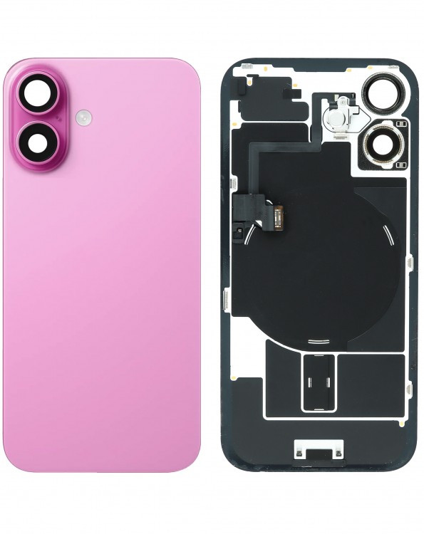 iPhone 16 Arka Kapak Full NFC Filmi Servis Orijinali Pembe