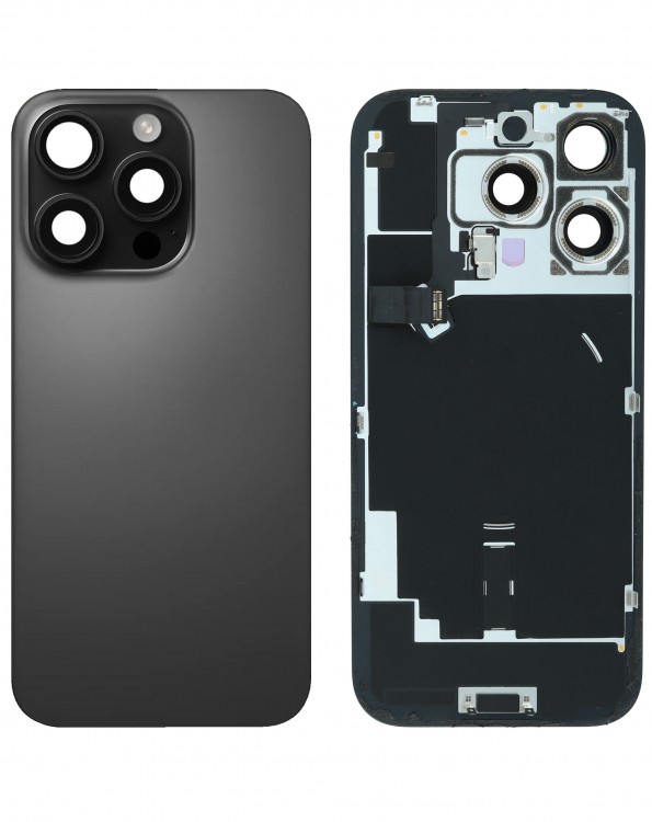 iPhone 16 Pro Arka Kapak Full NFC Filmi Servis Orijinali Siyah Titanyum