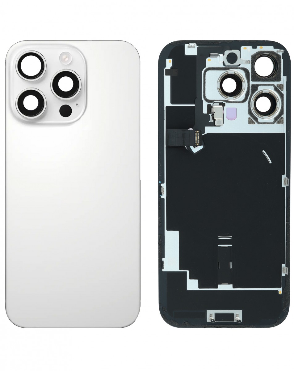 iPhone 16 Pro Arka Kapak Full NFC Filmi Servis Orijinali Beyaz Titanyum iPhone 16 Pro Arka Kapak Full NFC Filmi Servis Orijinali Beyaz Titanyum