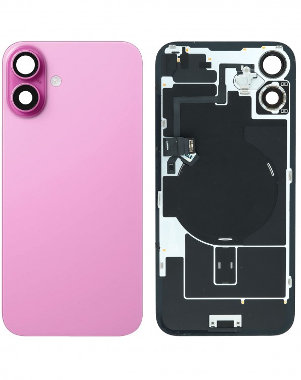 iPhone 16 Plus Arka Kapak Full NFC Filmi Servis Orijinali Pembe