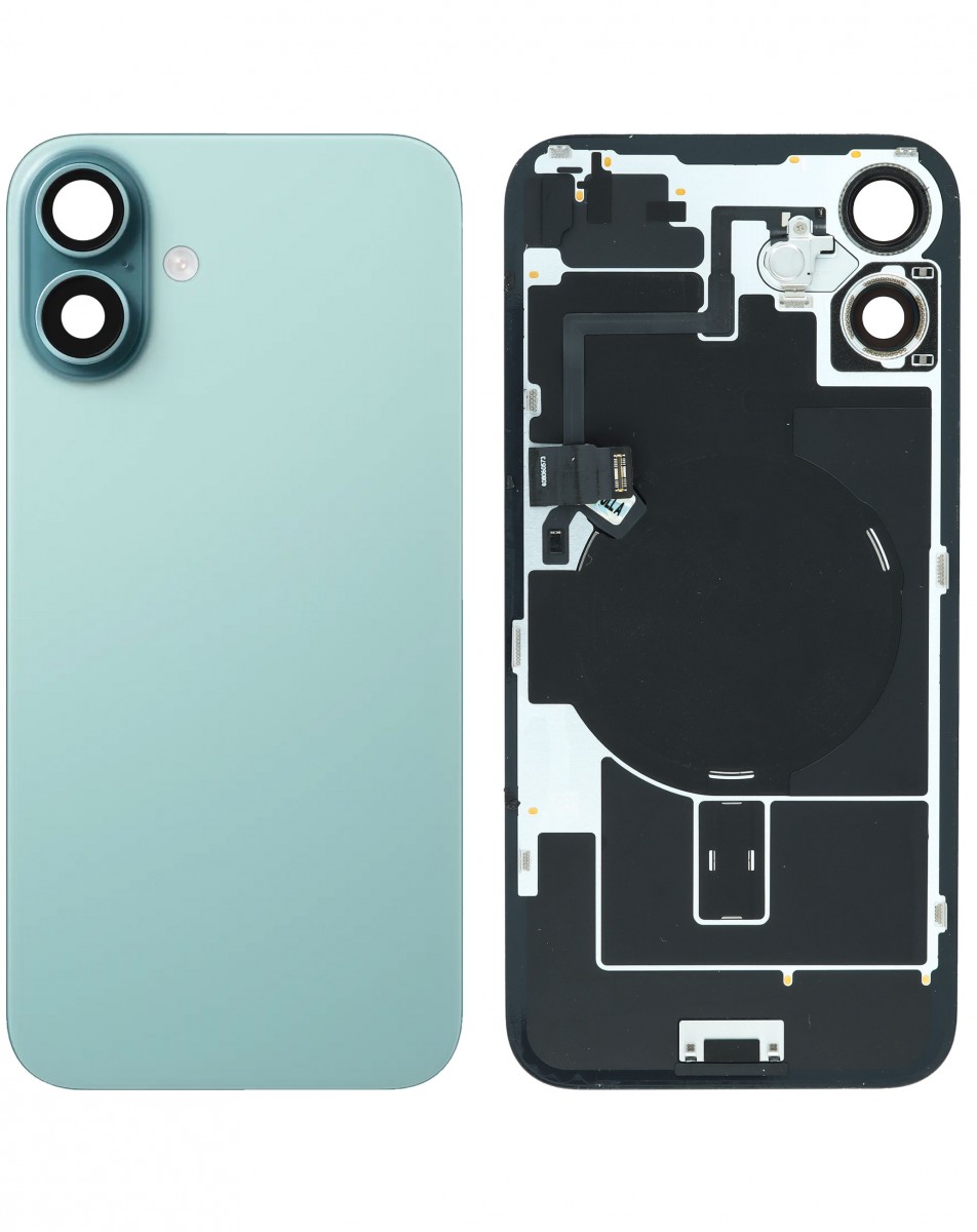 iPhone 16 Plus Arka Kapak Full NFC Filmi Servis Orijinali Deniz Mavisi