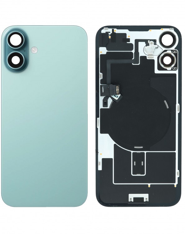 iPhone 16 Plus Arka Kapak Full NFC Filmi Servis Orijinali Deniz Mavisi