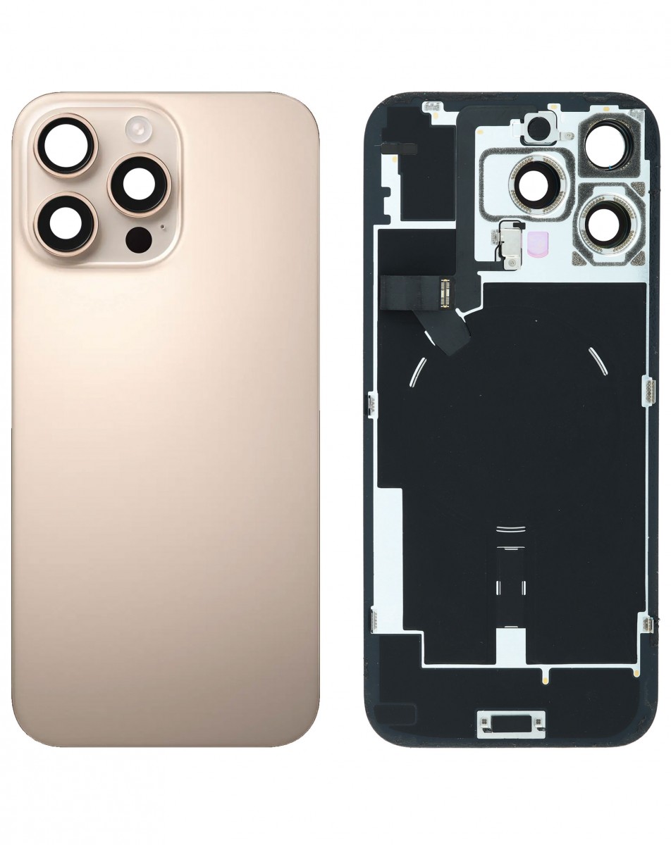 iPhone 16 Pro Max Arka Kapak Full NFC Filmi Servis Orijinali Çöl Titanyum iPhone 16 Pro Max Arka Kapak Full NFC Filmi Servis Orijinali Çöl Titanyum