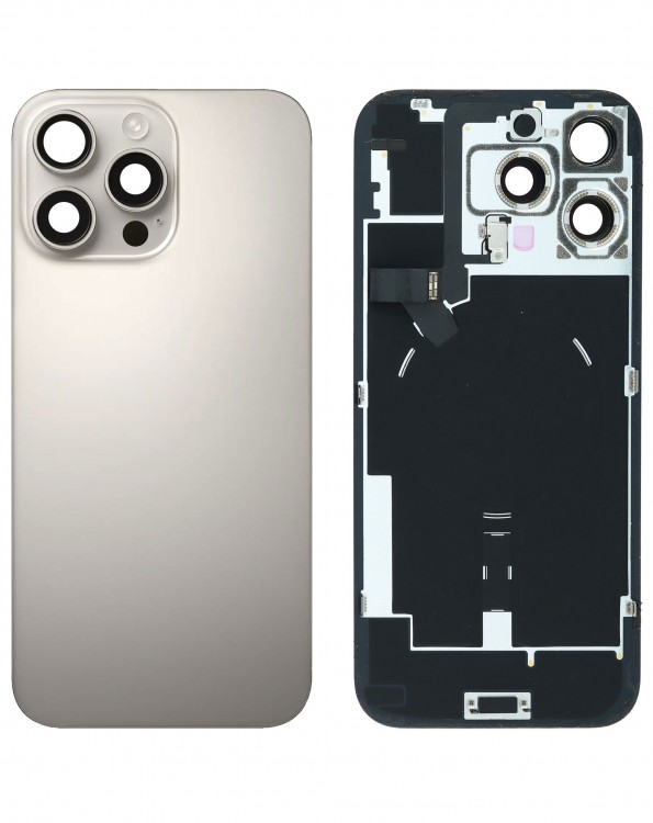 iPhone 16 Pro Max Arka Kapak Full NFC Filmi Servis Orijinali Natürel Titanyum