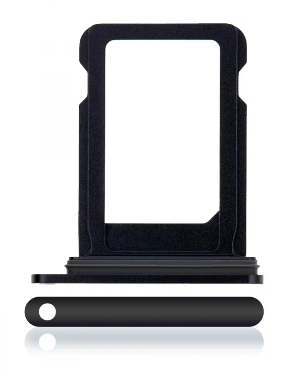 iPhone 12 Mini İçin Sim Kart Tepsisi (Servis Paketi) (Siyah)