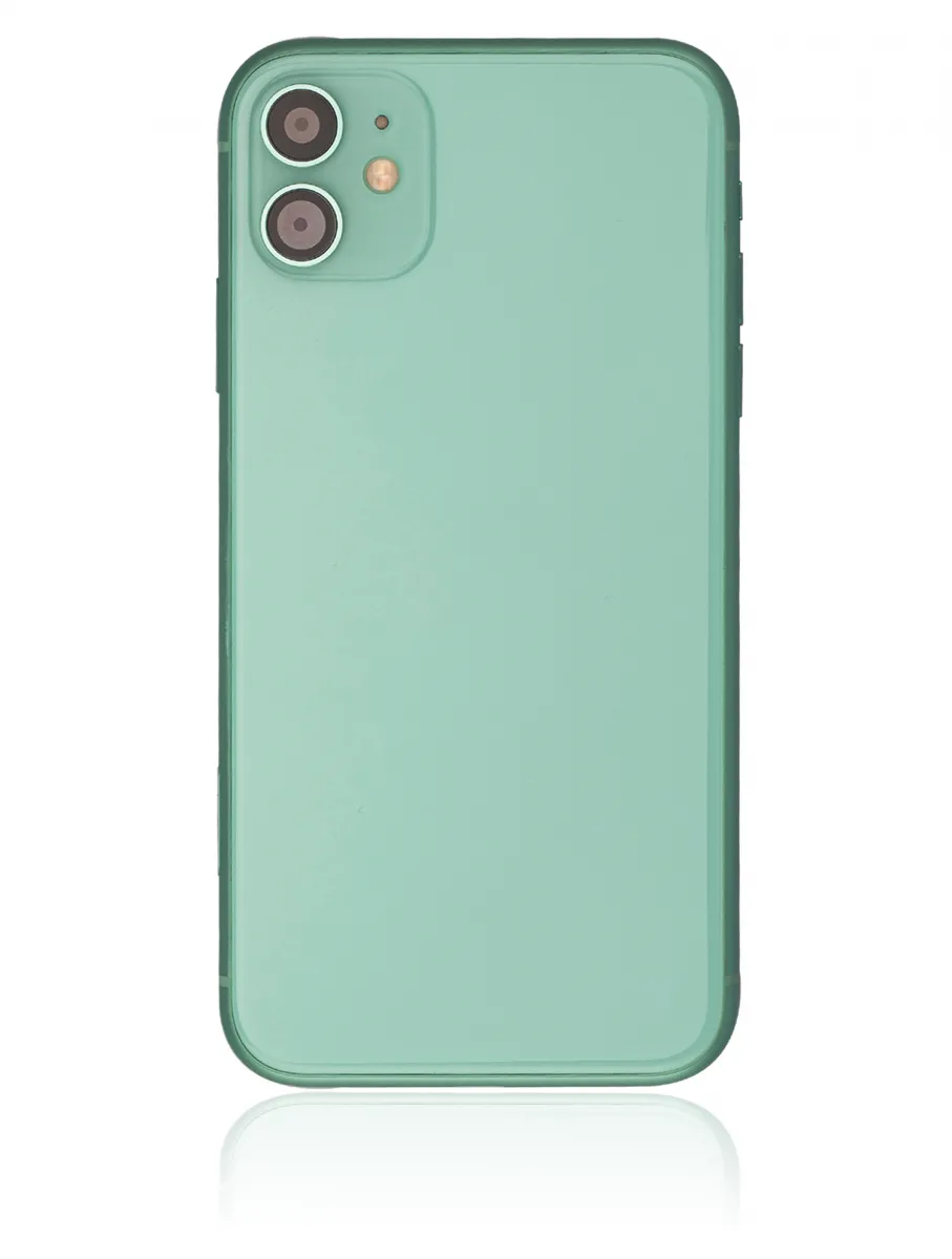 iPhone 11 için Önceden Takılmış Küçük Bileşenlerle Arka Muhafaza (Yeşil) iPhone 11 için Önceden Takılmış Küçük Bileşenlerle Arka Muhafaza (Yeşil)