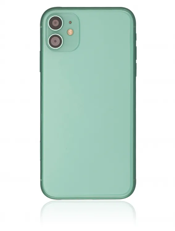 iPhone 11 için Önceden Takılmış Küçük Bileşenlerle Arka Muhafaza (Yeşil) iPhone 11 için Önceden Takılmış Küçük Bileşenlerle Arka Muhafaza (Yeşil)