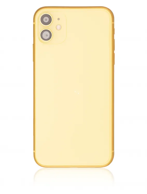 iPhone 11 için Önceden Takılmış Küçük Bileşenlerle Arka Muhafaza (Sarı) iPhone 11 için Önceden Takılmış Küçük Bileşenlerle Arka Muhafaza (Sarı)