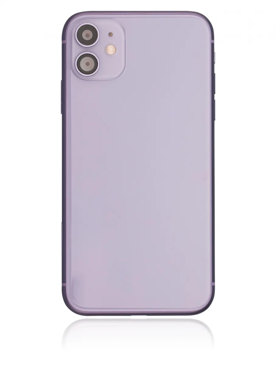 iPhone 11 için Önceden Takılmış Küçük Bileşenlerle Arka Muhafaza (Mor) iPhone 11 için Önceden Takılmış Küçük Bileşenlerle Arka Muhafaza (Mor)