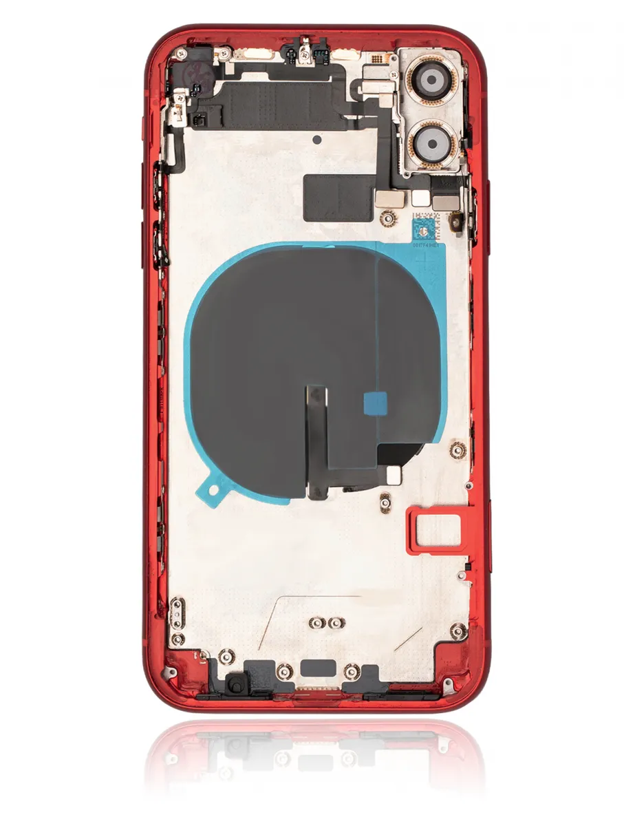 iPhone 11 için Önceden Takılmış Küçük Bileşenlerle Arka Muhafaza (Kırmızı) iPhone 11 için Önceden Takılmış Küçük Bileşenlerle Arka Muhafaza (Kırmızı)