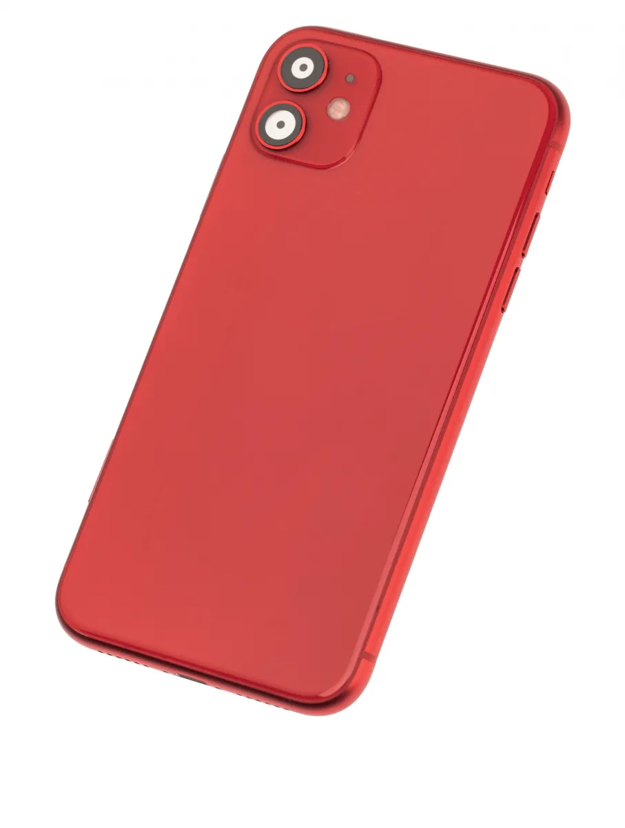 iPhone 11 için Önceden Takılmış Küçük Bileşenlerle Arka Muhafaza (Kırmızı) iPhone 11 için Önceden Takılmış Küçük Bileşenlerle Arka Muhafaza (Kırmızı)