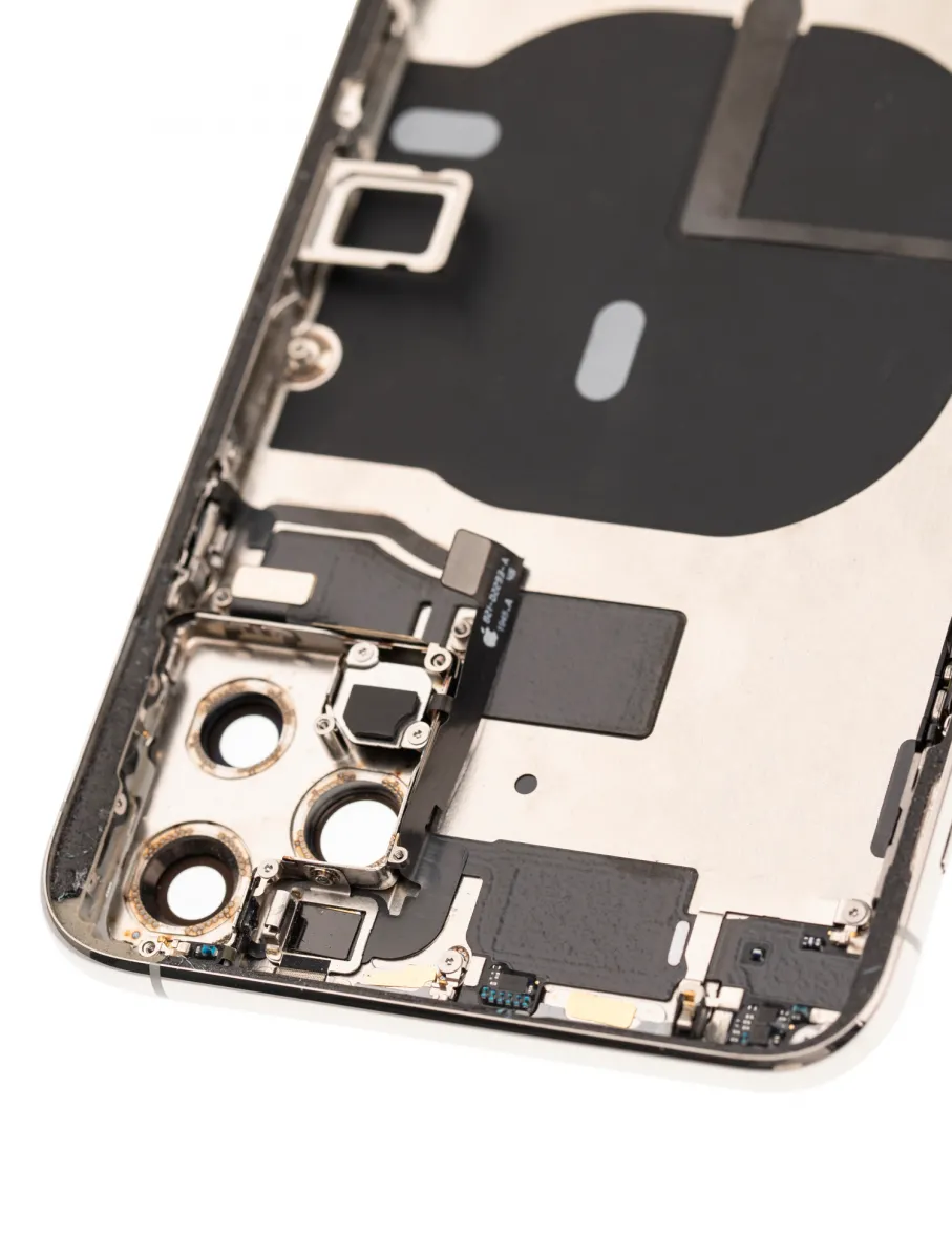 iPhone 11 Pro Max Kasa Full Set için Önceden Takılmış Küçük Bileşenlerle Arka Muhafaza (Gümüş) iPhone 11 Pro Max Kasa Full Set için Önceden Takılmış Küçük Bileşenlerle Arka Muhafaza (Gümüş)