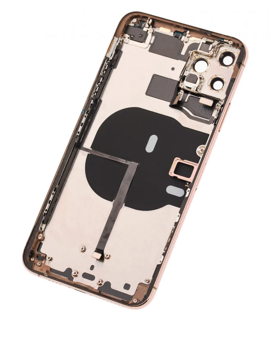 iPhone 11 Pro Max Kasa Full Set için Önceden Takılmış Küçük Bileşenlerle Arka Muhafaza (Altın) iPhone 11 Pro Max Kasa Full Set için Önceden Takılmış Küçük Bileşenlerle Arka Muhafaza (Altın)