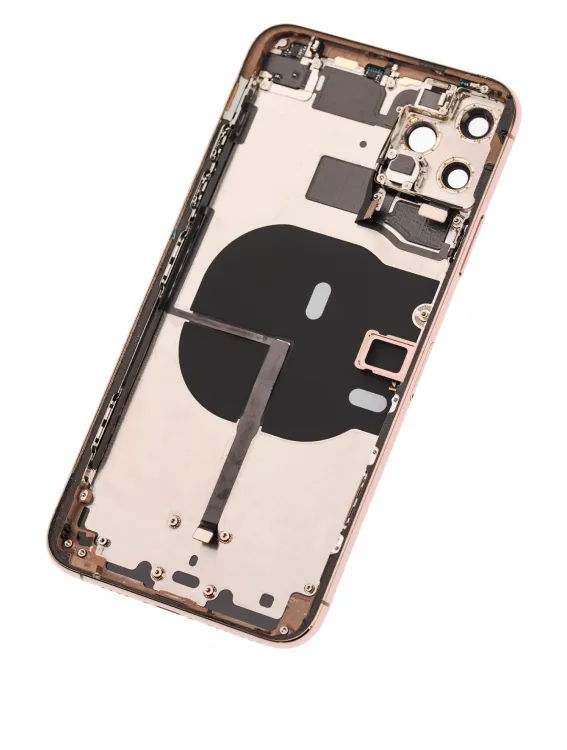 iPhone 11 Pro Max Kasa Full Set için Önceden Takılmış Küçük Bileşenlerle Arka Muhafaza (Altın) iPhone 11 Pro Max Kasa Full Set için Önceden Takılmış Küçük Bileşenlerle Arka Muhafaza (Altın)