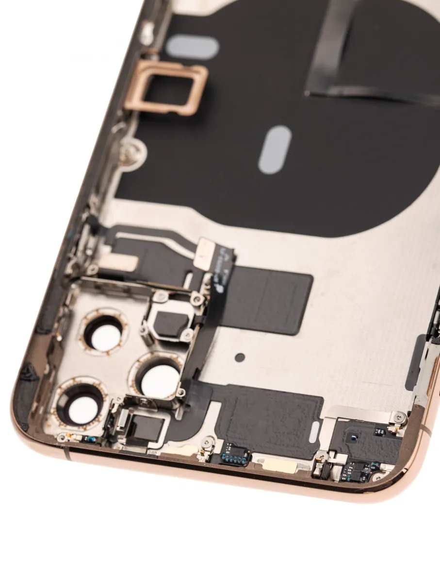 iPhone 11 Pro Max Kasa Full Set için Önceden Takılmış Küçük Bileşenlerle Arka Muhafaza (Altın) iPhone 11 Pro Max Kasa Full Set için Önceden Takılmış Küçük Bileşenlerle Arka Muhafaza (Altın)