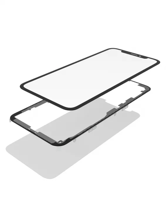 iPhone 11 (OCA Master) için 3'ü 1 Arada (Önceden Takılmış OCA + Çerçeveli Cam) (2'li Paket)