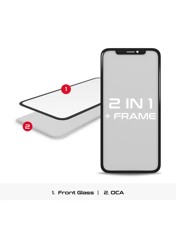 iPhone 11 Pro (OCA Master) için 3'ü 1 arada (Önceden Takılmış OCA + Çerçeveli Cam) iPhone 11 Pro (OCA Master) için 3'ü 1 arada (Önceden Takılmış OCA + Çerçeveli Cam)