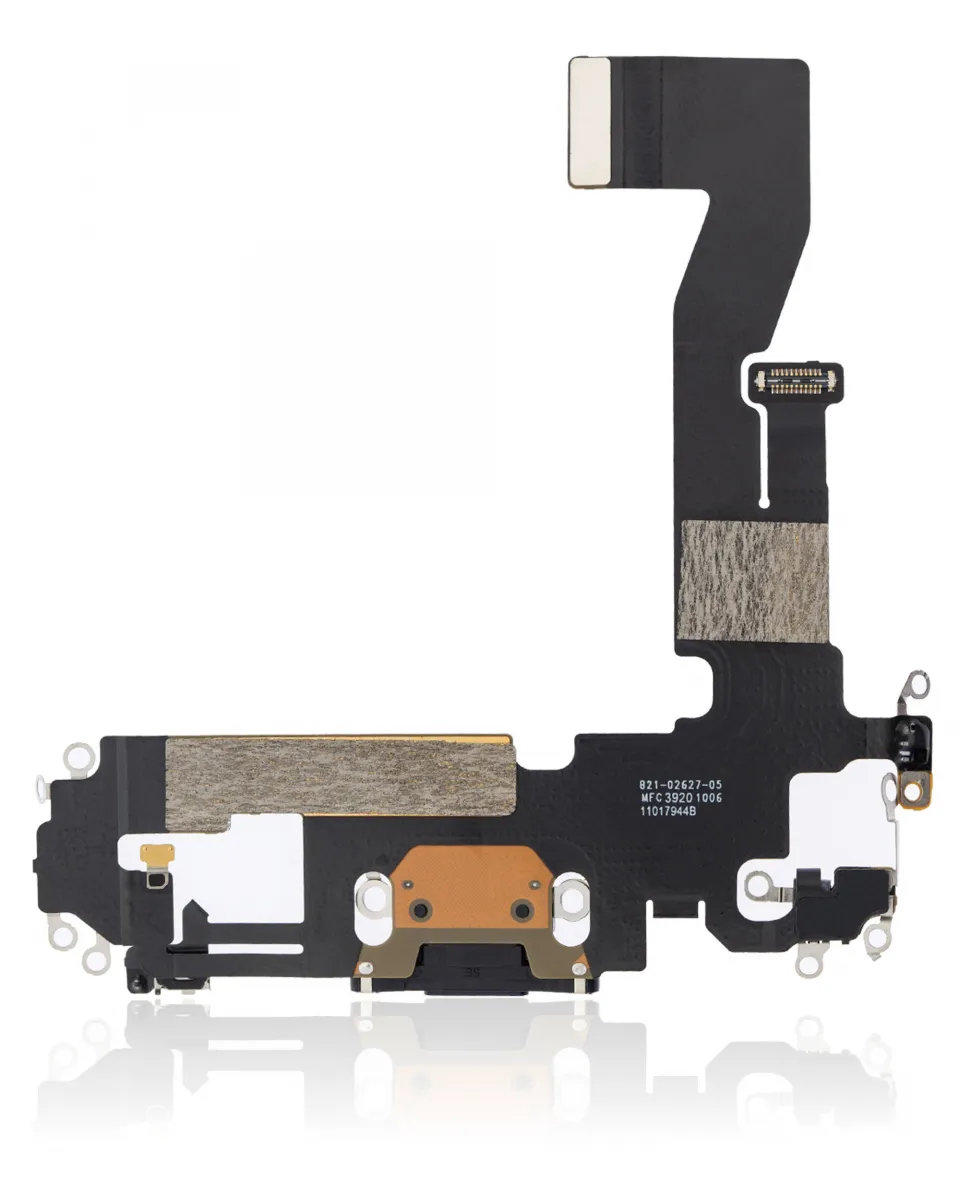 iPhone 12/12 Pro için Şarj Bağlantı Noktası Flex Kablosu (Kullanılan OEM Çekme) (Grafit)