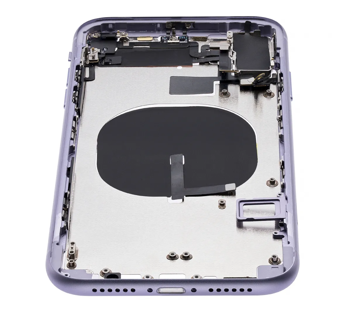 iPhone 11 için Önceden Takılmış Küçük Bileşenlerle Arka Muhafaza (Arka Kapaksız) (Mor) iPhone 11 için Önceden Takılmış Küçük Bileşenlerle Arka Muhafaza (Arka Kapaksız) (Mor)