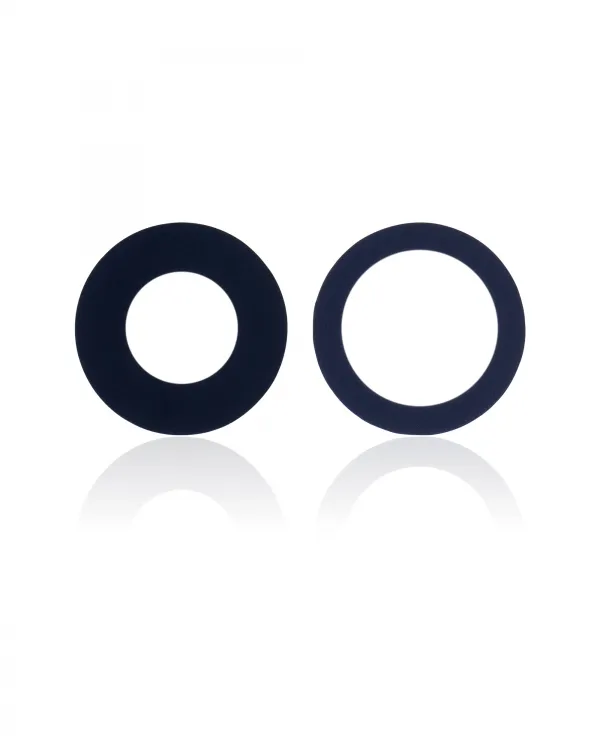 iPhone 11 için Arka Kamera Lensi (Yalnızca Cam) Yapışkanlı (2 Parça Set)