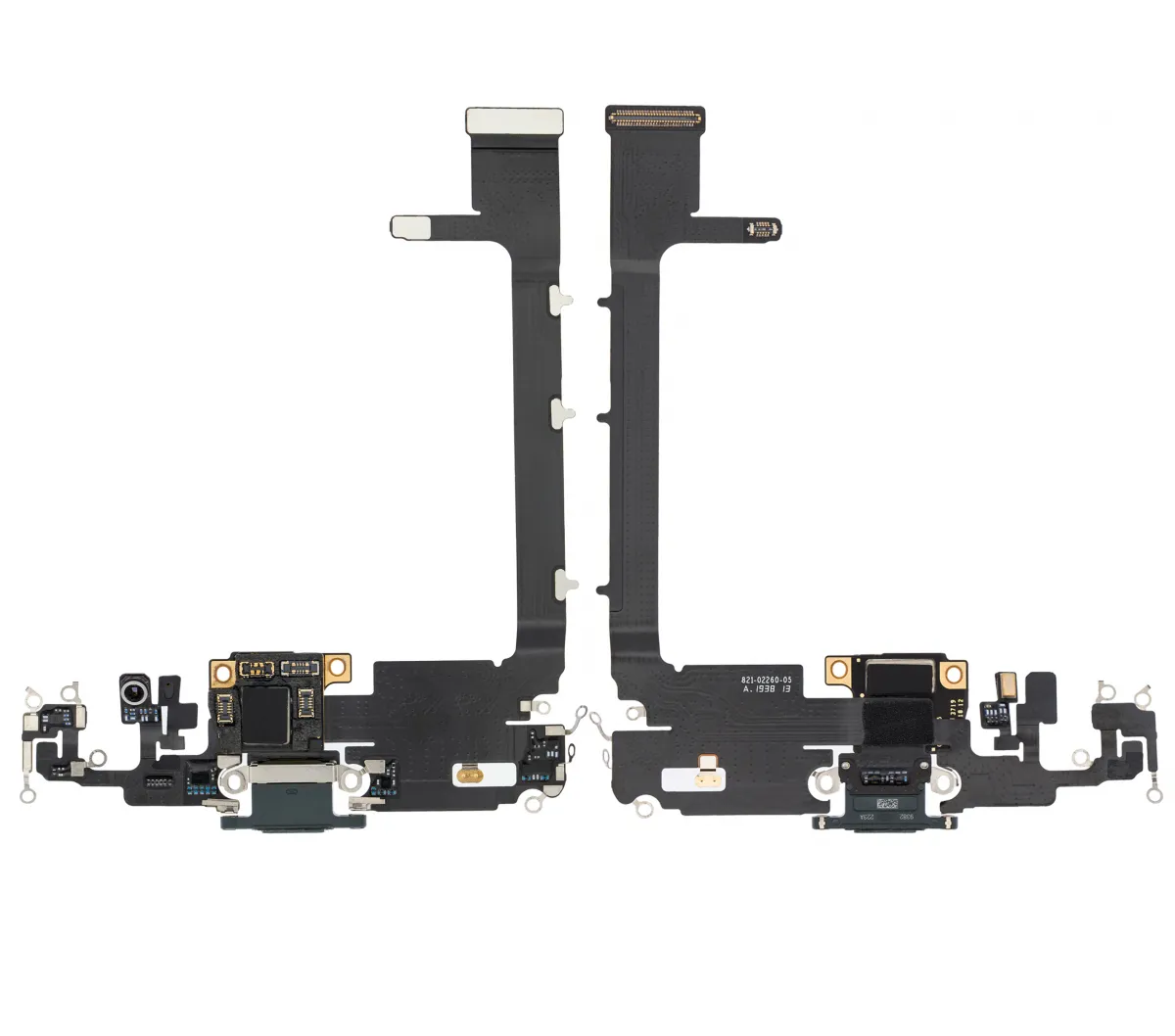 iPhone 11 Pro Max için Şarj Portu Flex Kablo (Premium) (Gece Yarısı Yeşili)