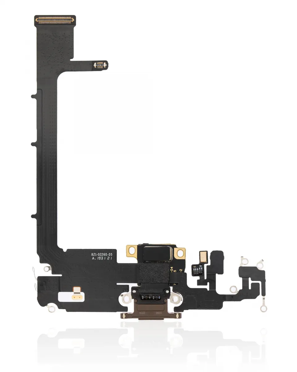 iPhone 11 Pro Max için Kartlı Şarj Bağlantı Noktası Flex Kablosu (Premium) (Altın) iPhone 11 Pro Max için Kartlı Şarj Bağlantı Noktası Flex Kablosu (Premium) (Altın)
