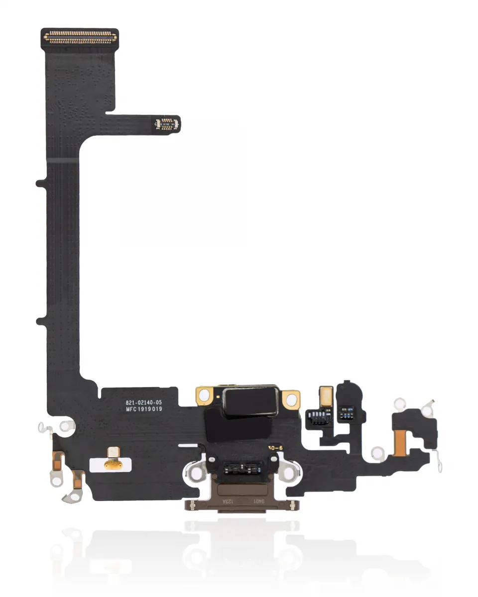 iPhone 11 Pro için Kartlı Şarj Portu Flex Kablosu (Premium) (Altın) iPhone 11 Pro için Kartlı Şarj Portu Flex Kablosu (Premium) (Altın)