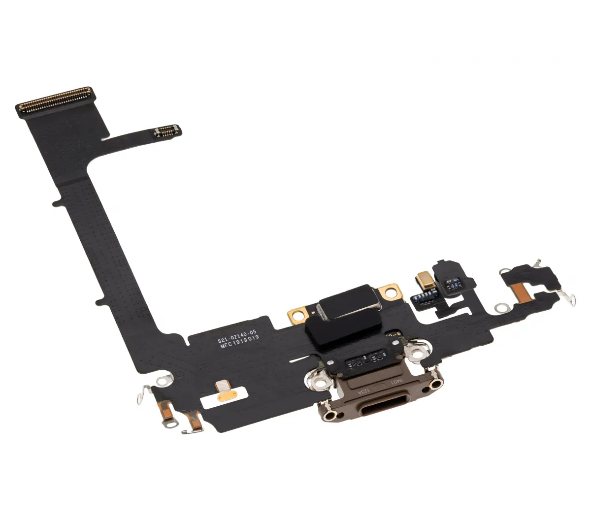iPhone 11 Pro için Kartlı Şarj Portu Flex Kablosu (Premium) (Altın) iPhone 11 Pro için Kartlı Şarj Portu Flex Kablosu (Premium) (Altın)