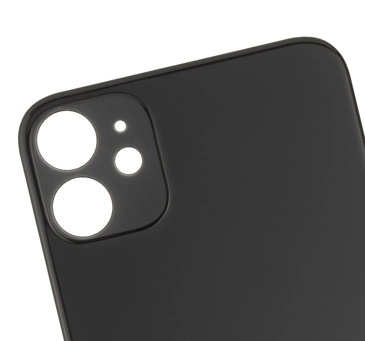 iPhone 11 için 3M Yapışkanlı Arka Cam (Büyük Kamera Deliği) (Siyah)