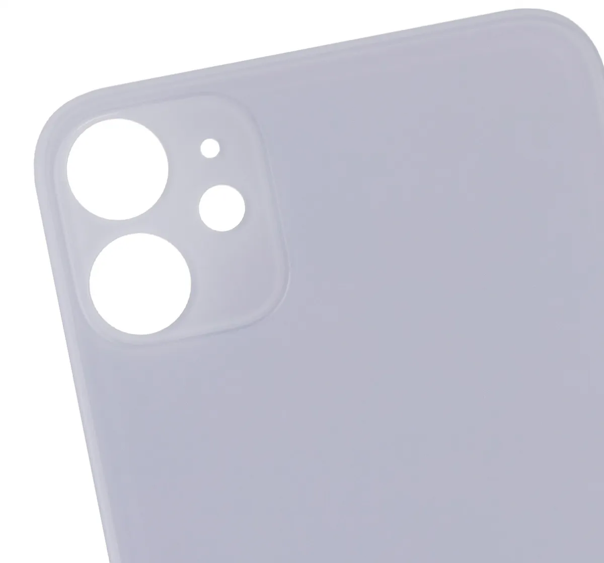 iPhone 11 için 3M Yapışkanlı Arka Cam (Büyük Kamera Deliği) (Mor)