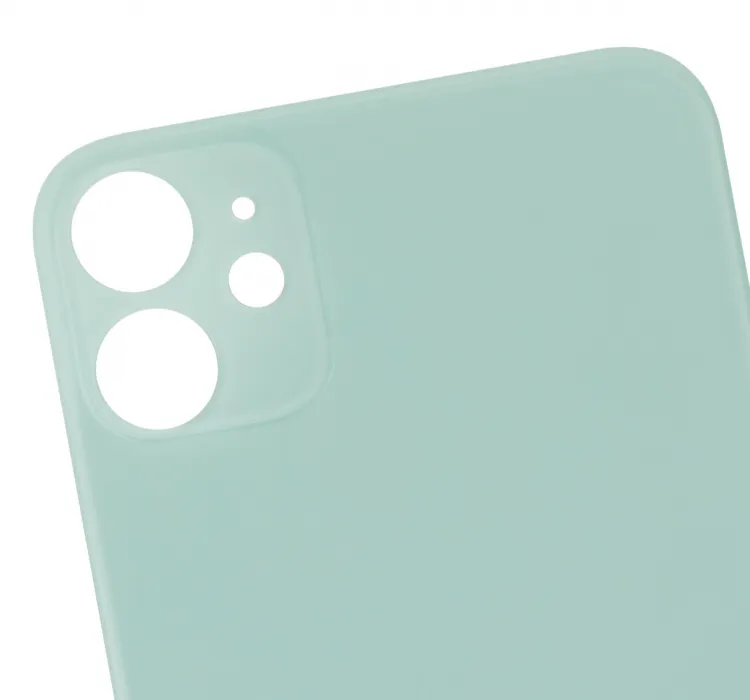 iPhone 11 için 3M Yapışkanlı Arka Cam (Büyük Kamera Deliği) (Yeşil)