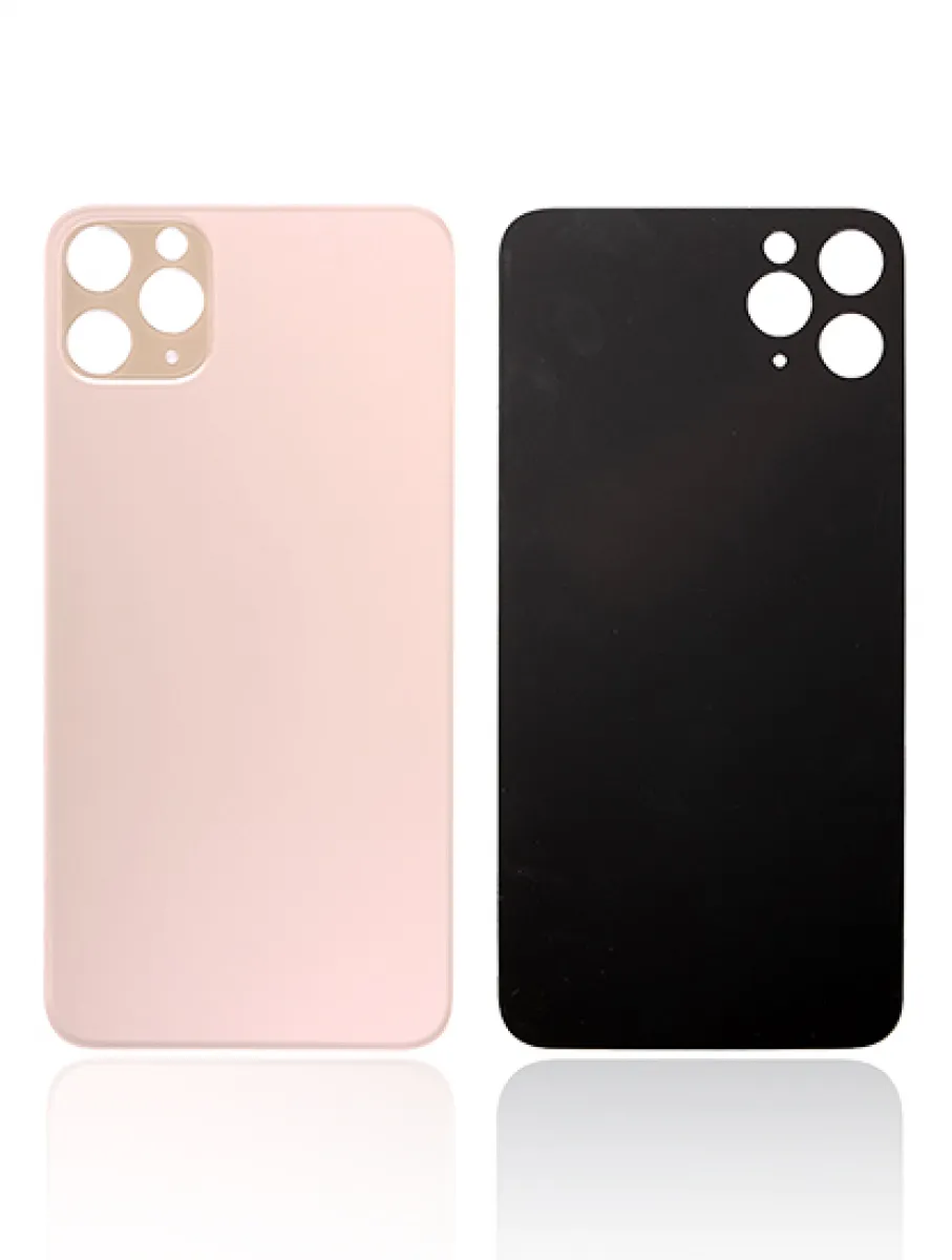 iPhone 11 Pro İçin 3M Yapışkanlı Arka Cam (Logosuz / Büyük Kamera Deliği) (Altın) iPhone 11 Pro İçin 3M Yapışkanlı Arka Cam (Logosuz / Büyük Kamera Deliği) (Altın)