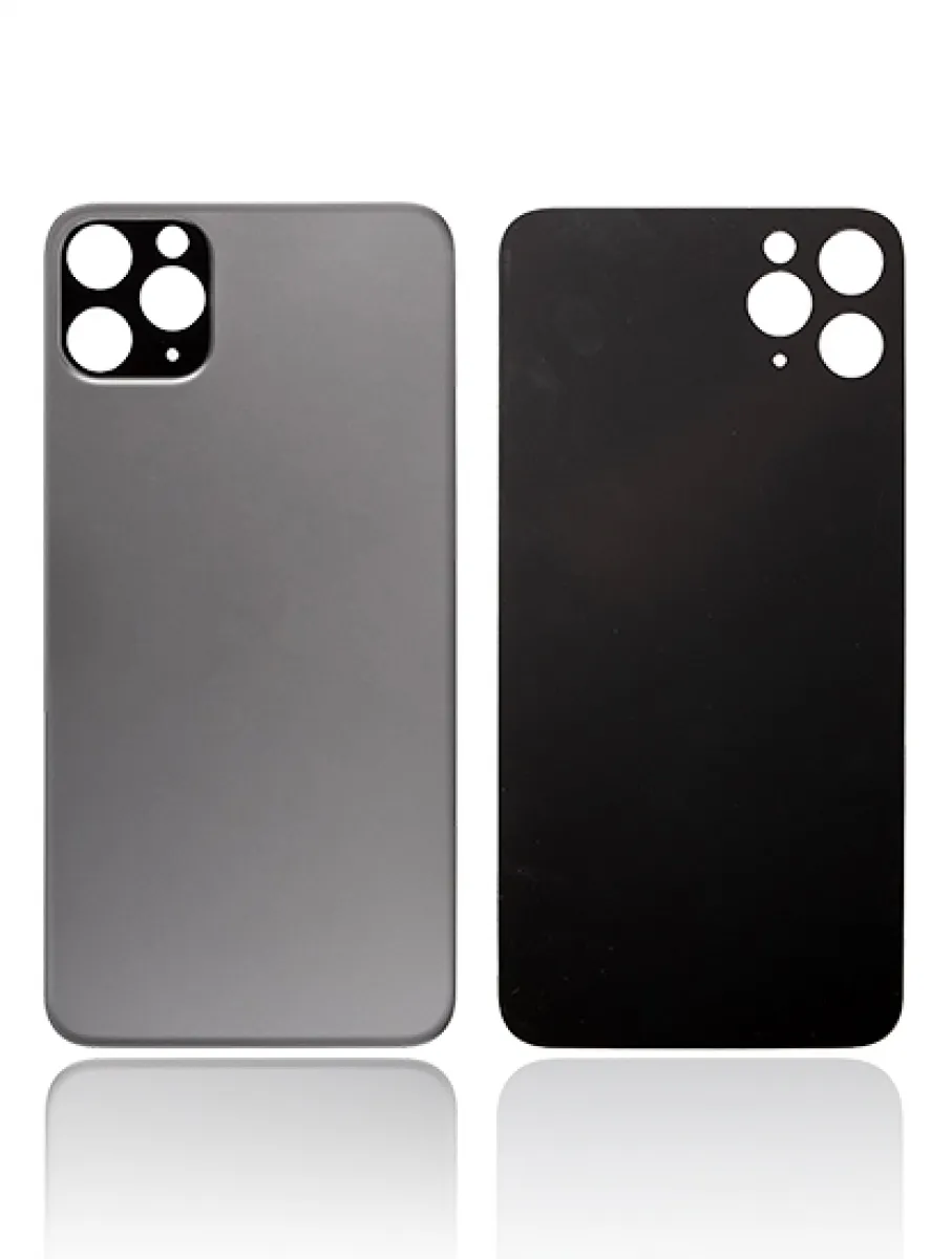 iPhone 11 Pro için 3M Yapışkanlı Arka Cam (Logosuz / Büyük Kamera Deliği) (Uzay Grisi) iPhone 11 Pro için 3M Yapışkanlı Arka Cam (Logosuz / Büyük Kamera Deliği) (Uzay Grisi)
