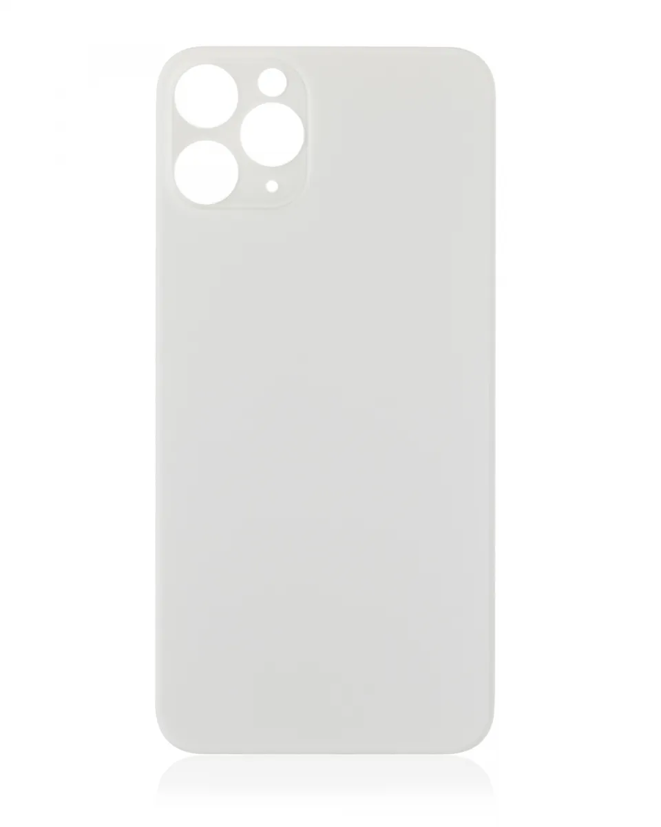iPhone 11 Pro için 3M Yapışkanlı Arka Cam (Logosuz / Büyük Kamera Deliği) (Gümüş) iPhone 11 Pro için 3M Yapışkanlı Arka Cam (Logosuz / Büyük Kamera Deliği) (Gümüş)