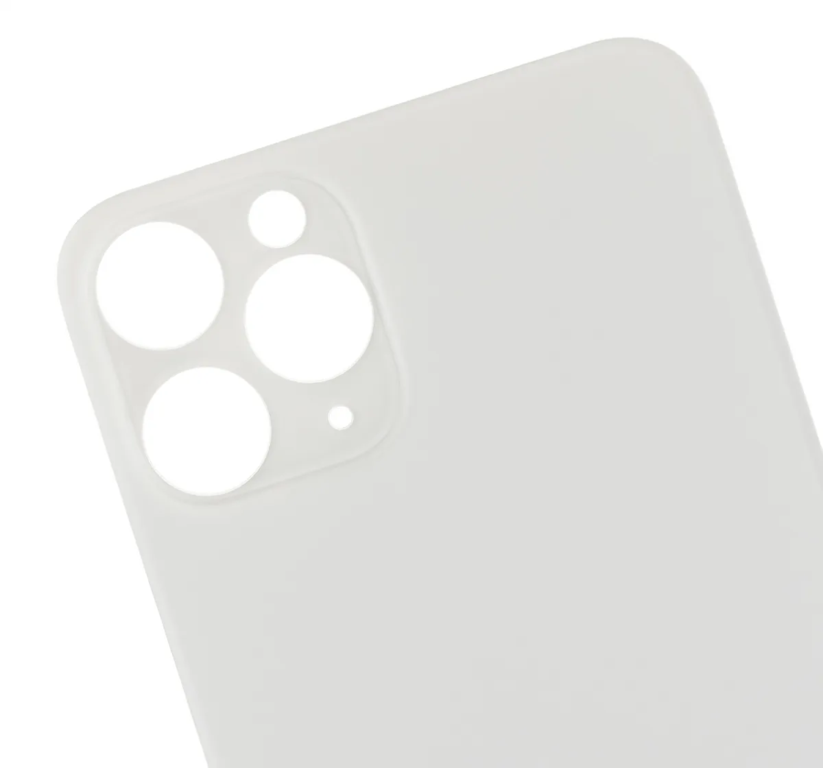 iPhone 11 Pro için 3M Yapışkanlı Arka Cam (Logosuz / Büyük Kamera Deliği) (Gümüş) iPhone 11 Pro için 3M Yapışkanlı Arka Cam (Logosuz / Büyük Kamera Deliği) (Gümüş)
