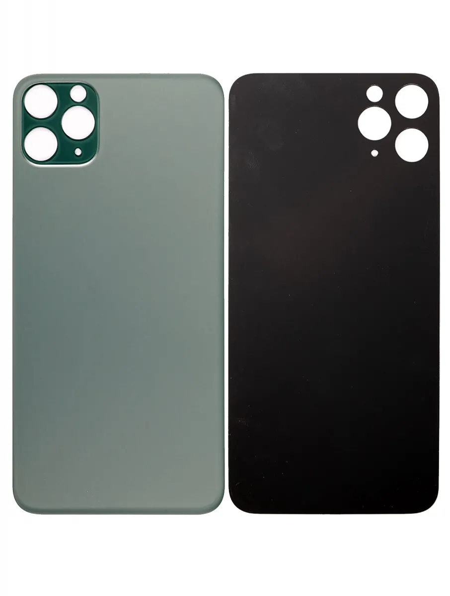 iPhone 11 Pro Max için 3M Yapışkanlı Arka Cam (Logosuz / Büyük Kamera Deliği) (Gece Yarısı Yeşili) iPhone 11 Pro Max için 3M Yapışkanlı Arka Cam (Logosuz / Büyük Kamera Deliği) (Gece Yarısı Yeşili)