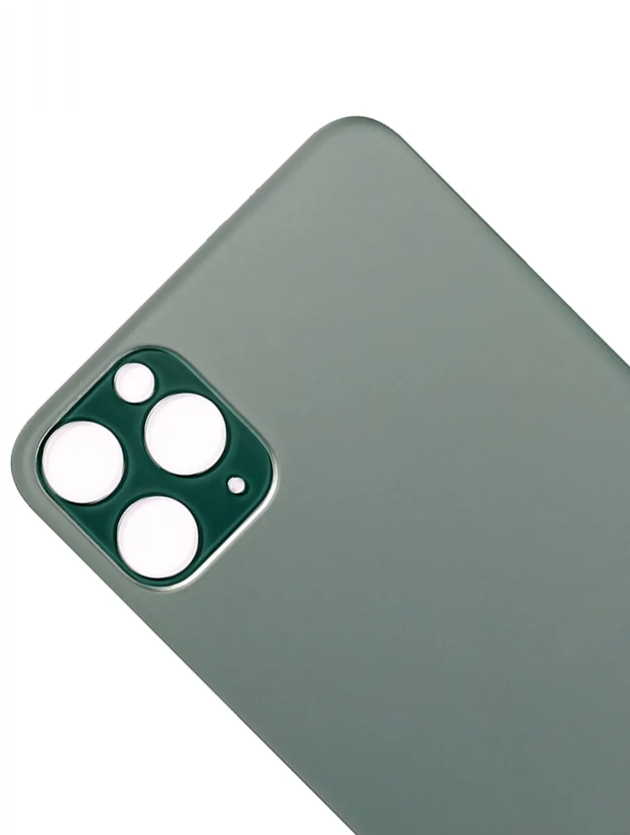iPhone 11 Pro Max için 3M Yapışkanlı Arka Cam (Logosuz / Büyük Kamera Deliği) (Gece Yarısı Yeşili) iPhone 11 Pro Max için 3M Yapışkanlı Arka Cam (Logosuz / Büyük Kamera Deliği) (Gece Yarısı Yeşili)