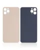 iPhone 11 Pro Max İçin 3M Yapışkanlı Arka Cam (Logosuz / Büyük Kamera Deliği) (Altın) iPhone 11 Pro Max İçin 3M Yapışkanlı Arka Cam (Logosuz / Büyük Kamera Deliği) (Altın)