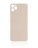iPhone 11 Pro Max İçin 3M Yapışkanlı Arka Cam (Logosuz / Büyük Kamera Deliği) (Altın) iPhone 11 Pro Max İçin 3M Yapışkanlı Arka Cam (Logosuz / Büyük Kamera Deliği) (Altın)