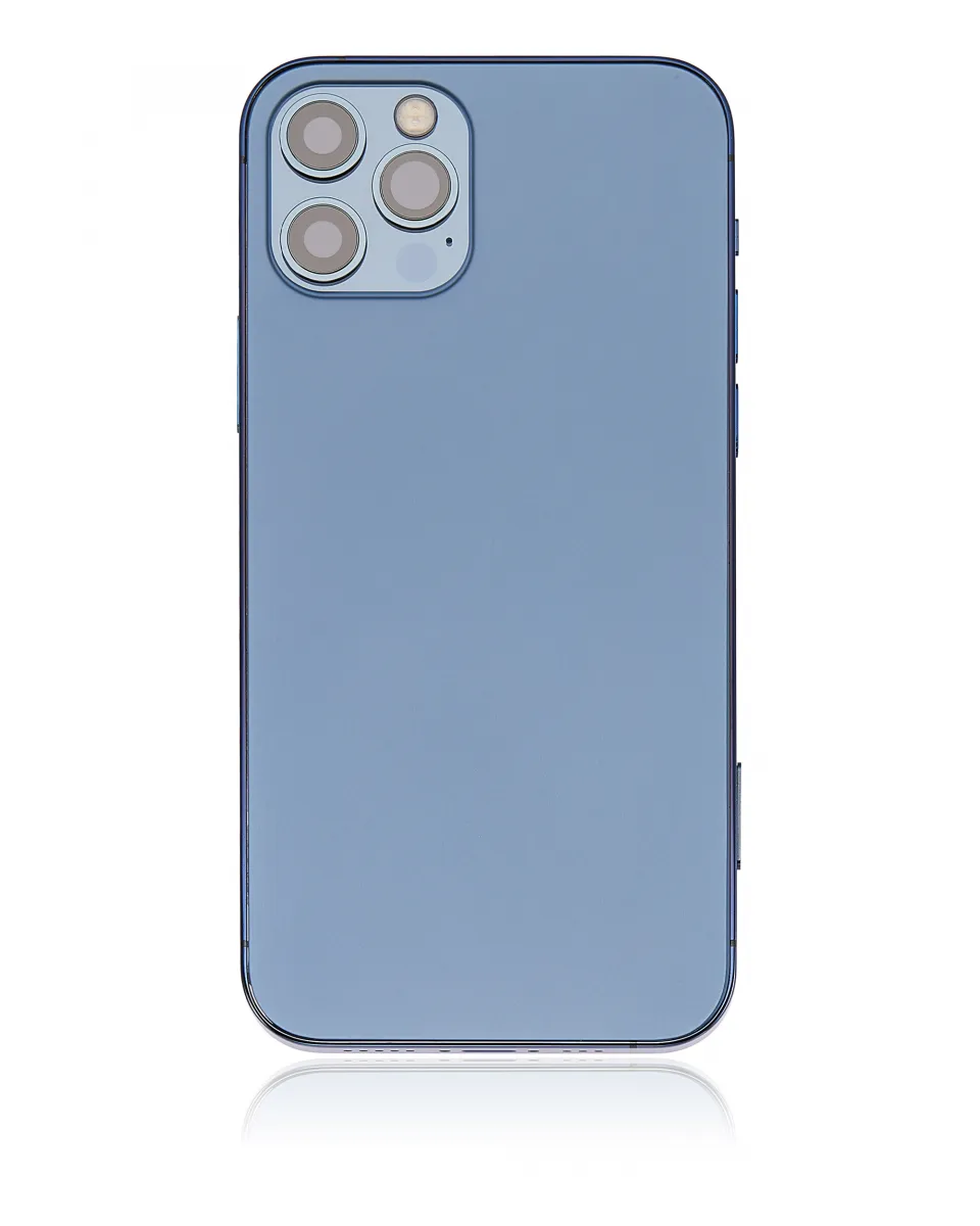 iPhone 12 Pro için Kasa Full Set Küçük Parçalarla Arka Muhafaza (AB / Global Versiyon) (Pasifik Mavisi) iPhone 12 Pro için Kasa Full Set Küçük Parçalarla Arka Muhafaza (AB / Global Versiyon) (Pasifik Mavisi)